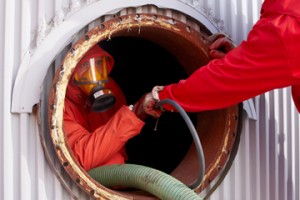 tank cleaning a